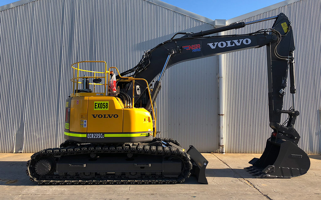 Volvo Ecr235cl 24t Excavator Nsr Hire 3798